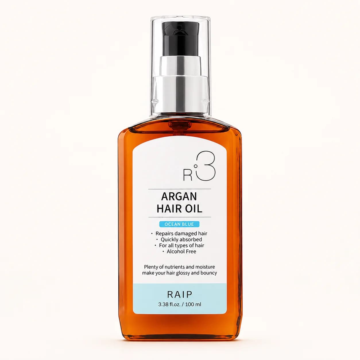 R3 Argan Hair Oil — Ocean Blue